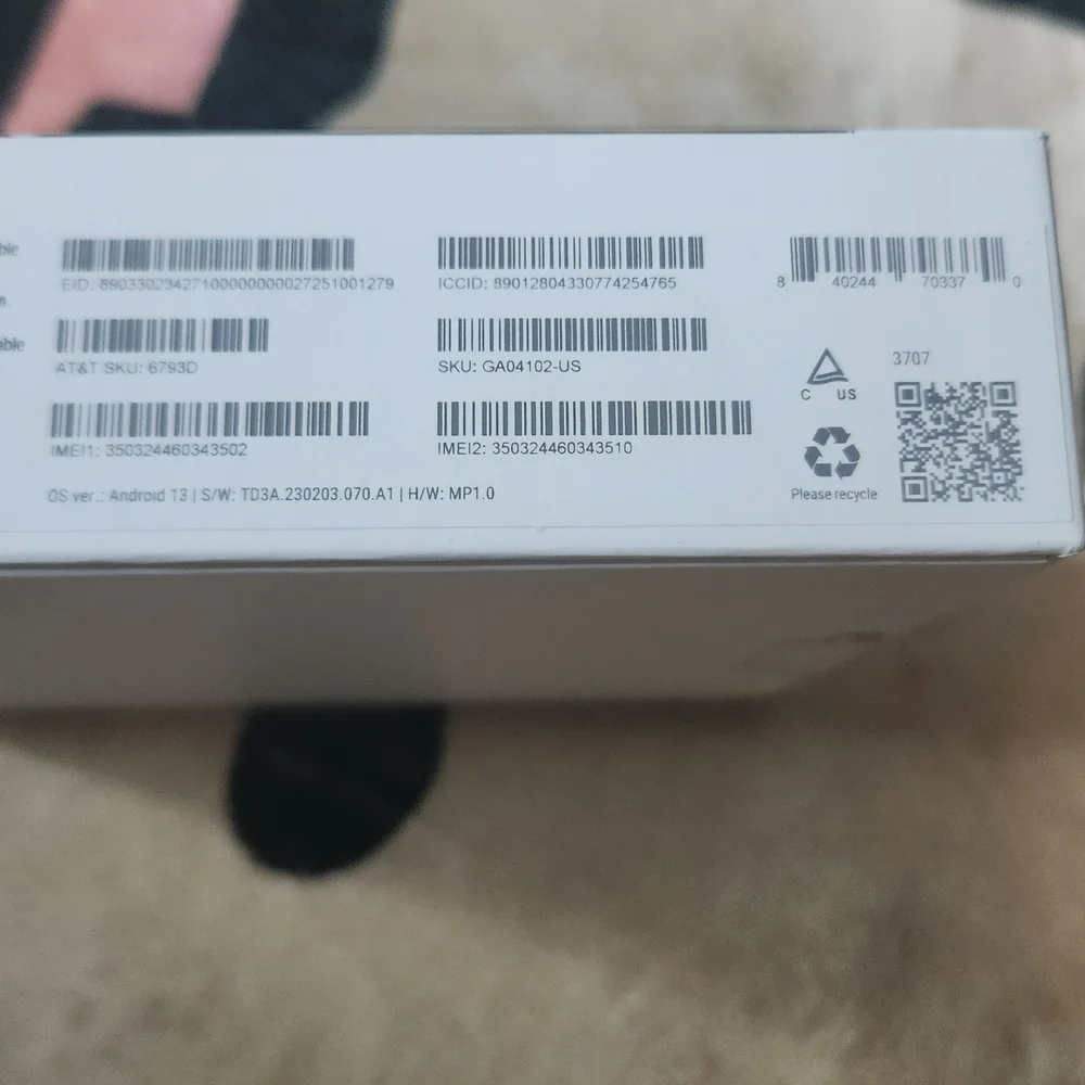 Google Pixel Fold Black Foldable Smartphone - Pixel Fold (Sealed) 256GB
